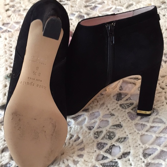♠️ kate spade Black Booties sz8.5 - Picture 5 of 8